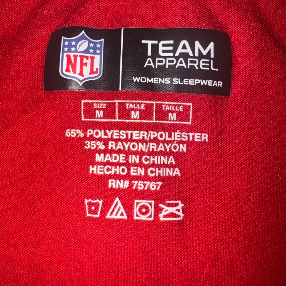 NFL Red Kansas City Chiefs Short Sleeve Tee - Picture 4 of 5